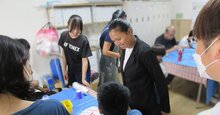 夏ボラの写真　障がい者支援センター　出愛いの里