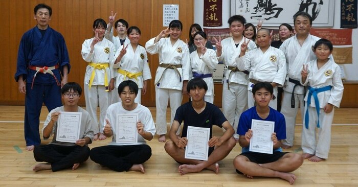 夏ボラの写真　日本武道 玉谷道場スポーツ少年団