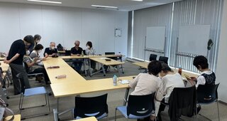 自主トレでの実習の様子